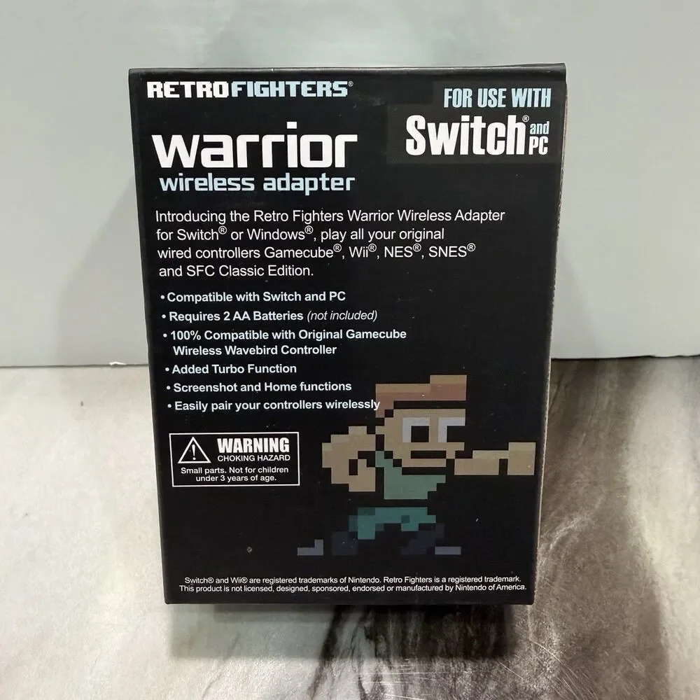 Retro Fighters Warrior Wireless Adapter for Nintendo Switch & PC - GameCube/Wii